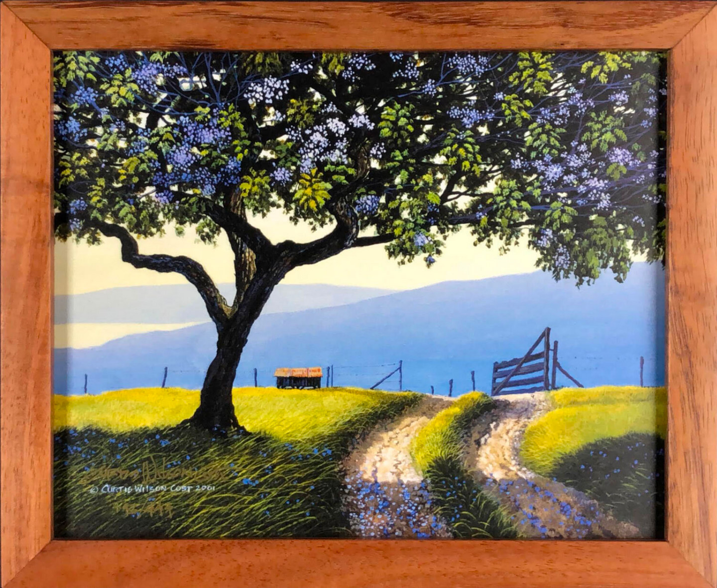 Back Road to Makena, Maple Wood Print, 1 Piece Frame 8