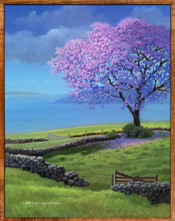 Grandmother Jacaranda, 1 pc. koa frame, Limited edition various sizes