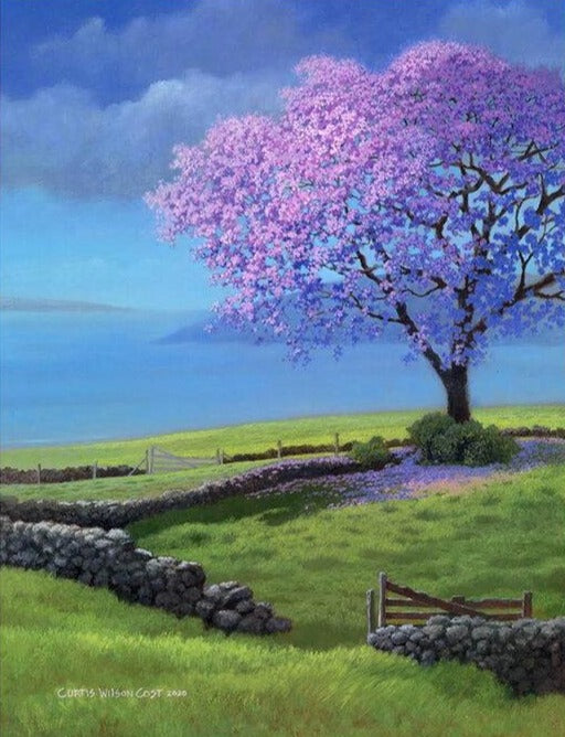 Grandmother Jacaranda, Unstretched Canvas, Limited edition, Various sizes