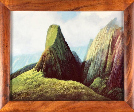 'Iao Valley, Metal Print in 1 Piece Frame, 8” x 10”