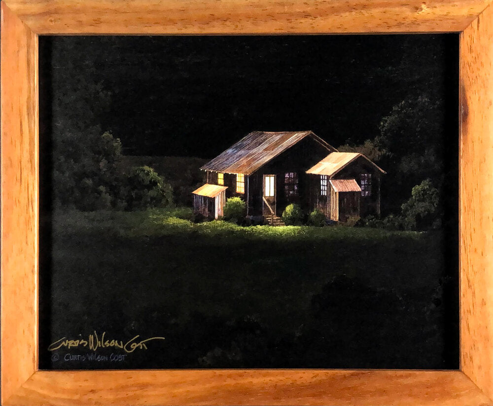Midnight Snack, Maple Wood Print, 1 Piece Frame, 8
