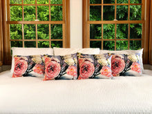 Load image into Gallery viewer, Pink Bouquet Pillows, 16” x 18”
