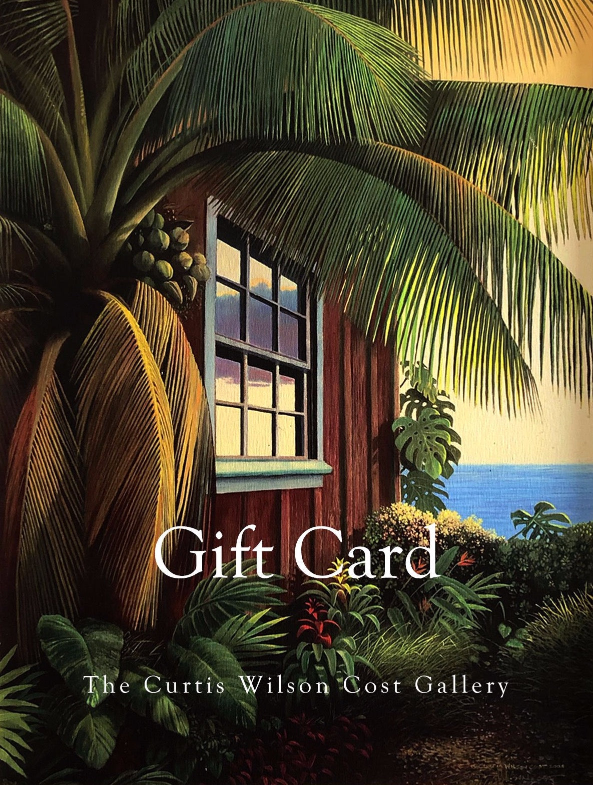 Curtis Wilson Cost Gallery gift card