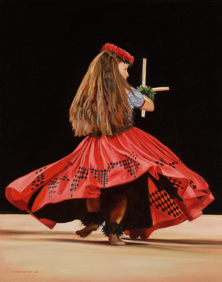 The Soloist (in Red), Limited Edition, Unframed Metal Print, 10" x 8", Julia Allisson Cost