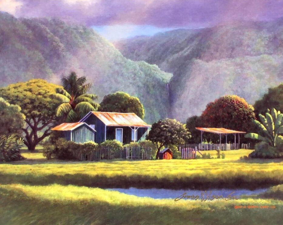 Wailua, Hand signed, Unframed, Metal Print, 8" x 10"